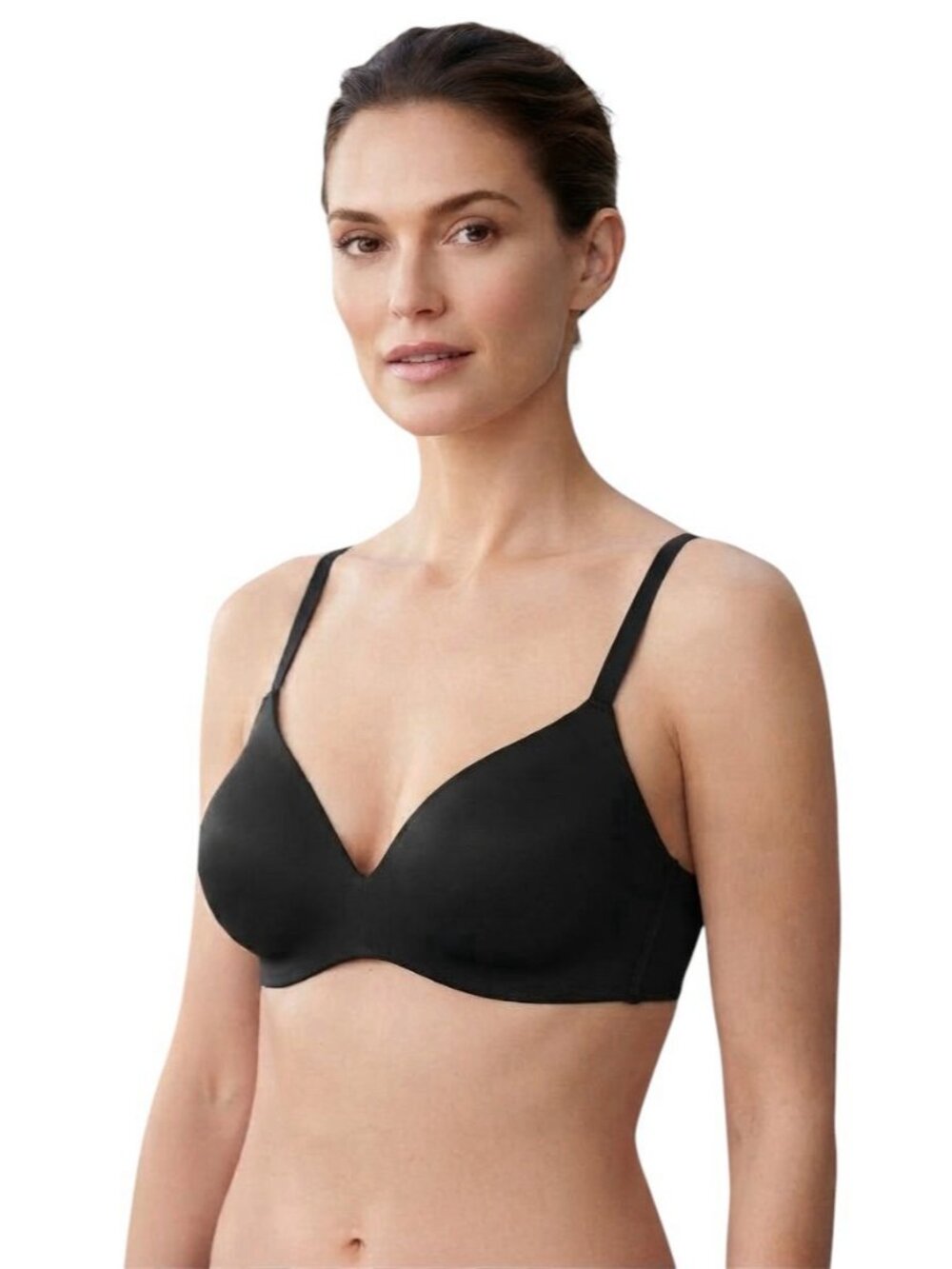 NWT Wacoal Wire Free Bra Black Size 36B Ultimate Comfort T-Shirt Bra 852189
